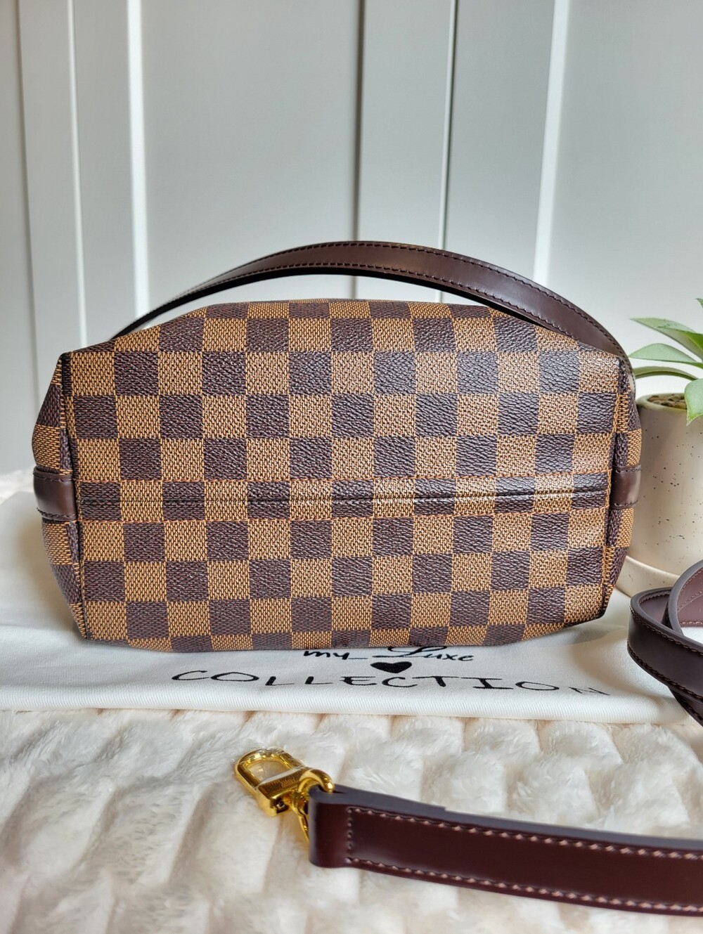 Louis Vuitton Illovo MM Brown Damier Ebene Shoulder Bag/ Satchel - Picture 17 of 17